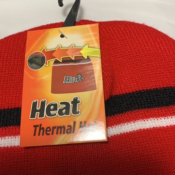 Georgia Bulldawgs Thermal heat beanie cap NEW Keeps head warm while looking Cool - Picture 5 of 6